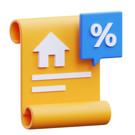 Property Tax  3D Icon