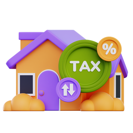 Property Tax  3D Icon