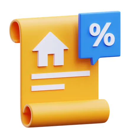 Property Tax  3D Icon