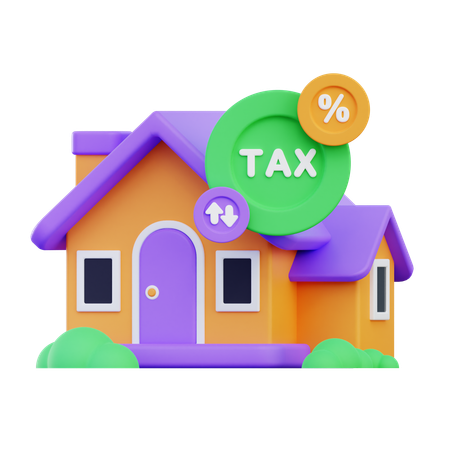 Property Tax  3D Icon