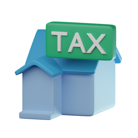 Property Tax  3D Icon