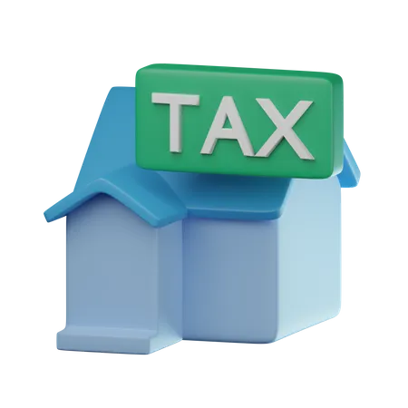 Property Tax  3D Icon