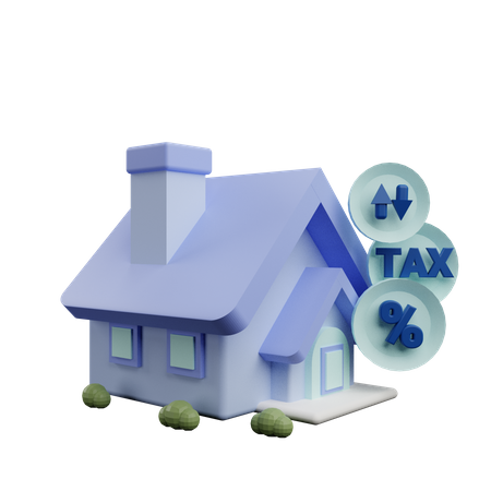 Property Tax  3D Icon