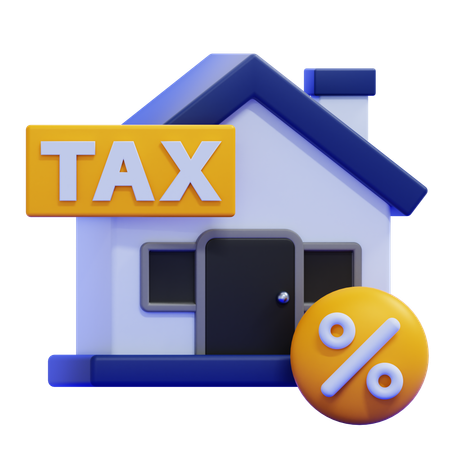 Property Tax  3D Icon