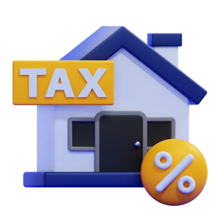 Property Tax  3D Icon