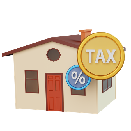 Property tax  3D Icon