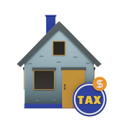 Property Tax  3D Icon