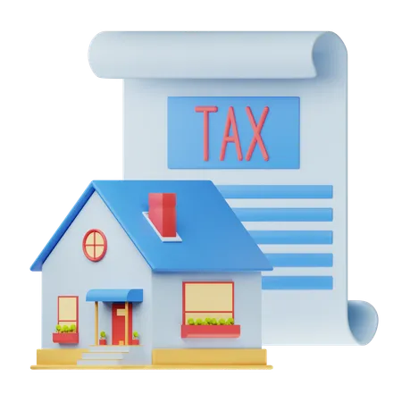 Property Tax  3D Icon