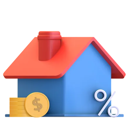 Property Tax  3D Illustration