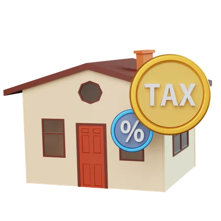 Property tax  3D Icon