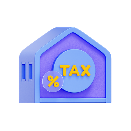 Property Tax Calculation  3D Icon
