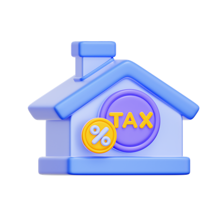 Property Tax Calculation  3D Icon