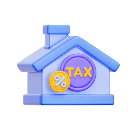 Property Tax Calculation  3D Icon