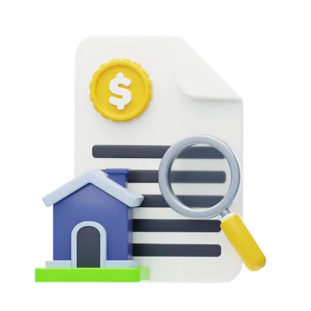 Property Valuation  3D Icon