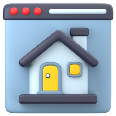 Property Website  3D Icon