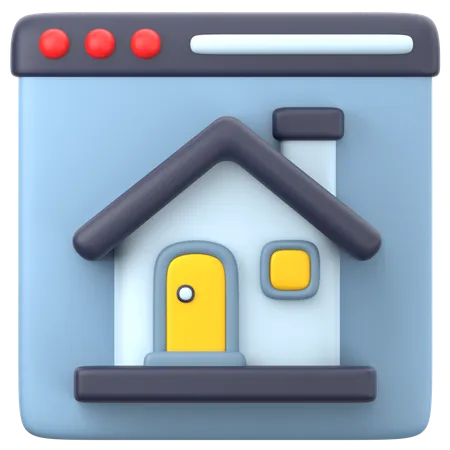 Property Website  3D Icon