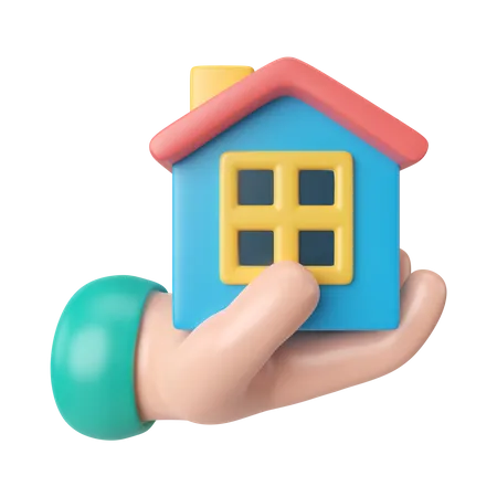 Hogar  3D Icon