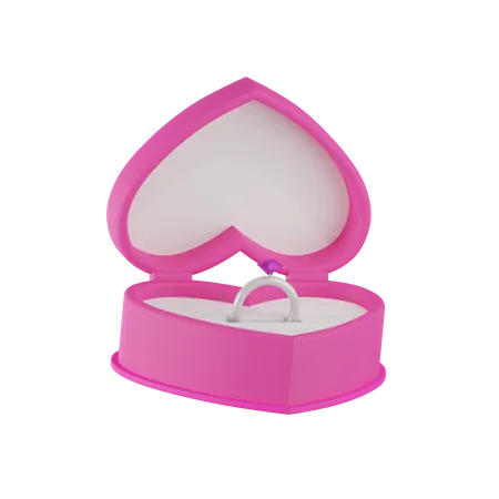 Bague de proposition  3D Icon