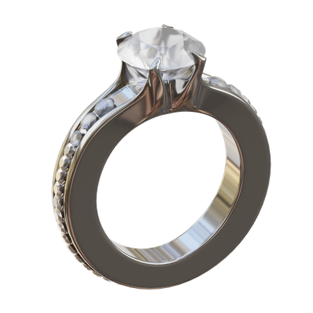 Bague de proposition  3D Icon