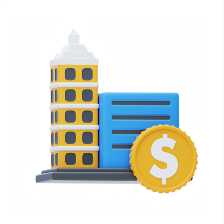 Propriedade para ganhar dinheiro  3D Icon
