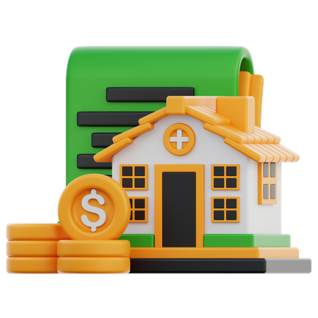 Profit immobilier  3D Icon