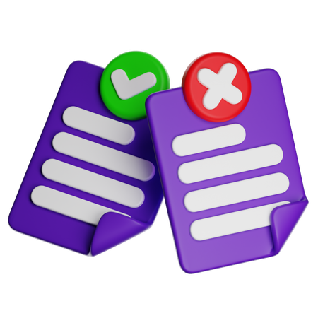 Pros And Cons  3D Icon