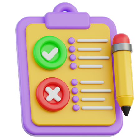 Prós e contras  3D Icon