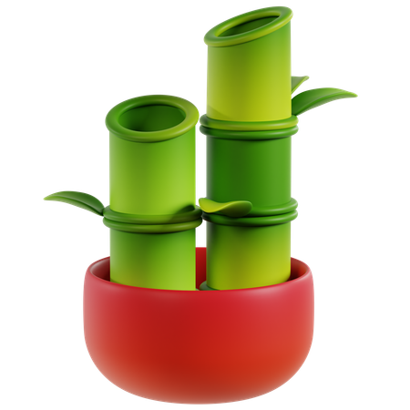 Prosperity Bamboo Chinese New Year  3D Icon