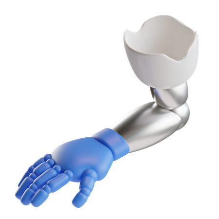 Prosthetic Arm Hand  3D Icon