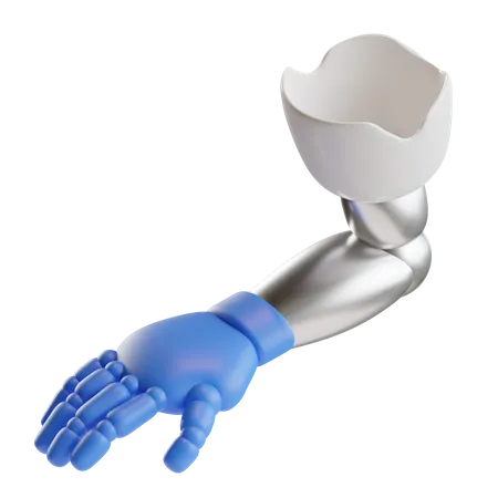 Prosthetic Arm Hand  3D Icon