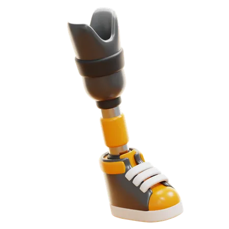 PROSTHETIC LEG  3D Icon