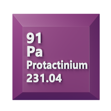 Protactinium  3D Icon