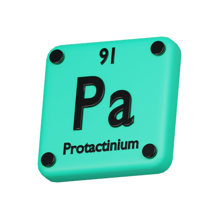 Protactinium  3D Icon