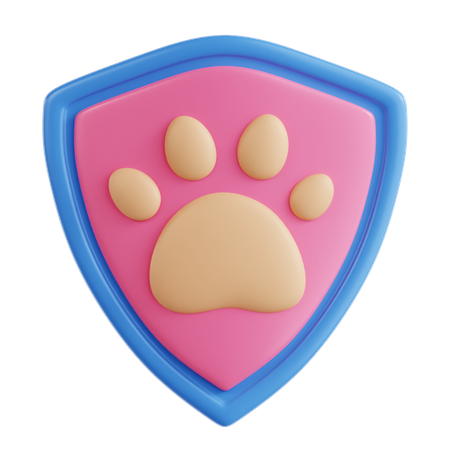 Proteção Animal  3D Icon