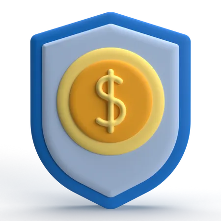 Proteção bancária  3D Icon