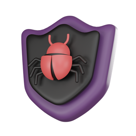 Proteção contra bugs  3D Icon