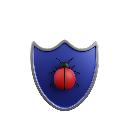 Proteção contra o vírus  3D Icon