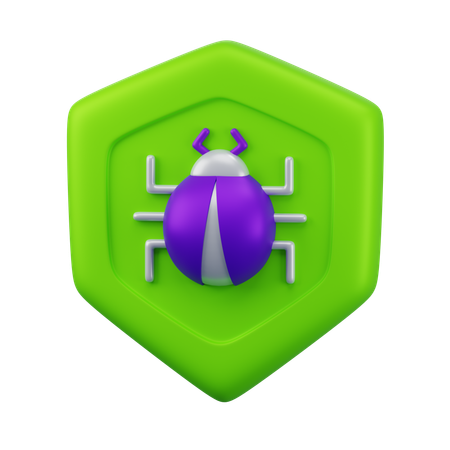 Proteção contra o vírus  3D Icon