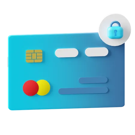 Proteção de cartão  3D Icon