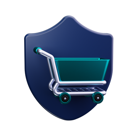 Proteção de compras  3D Icon