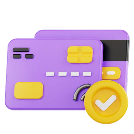 Proteção de pagamento  3D Icon