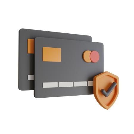 Proteção de pagamento  3D Icon