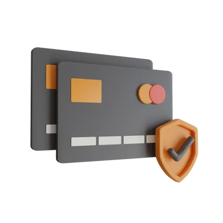 Proteção de pagamento  3D Icon