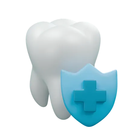 Proteção dos dentes  3D Icon