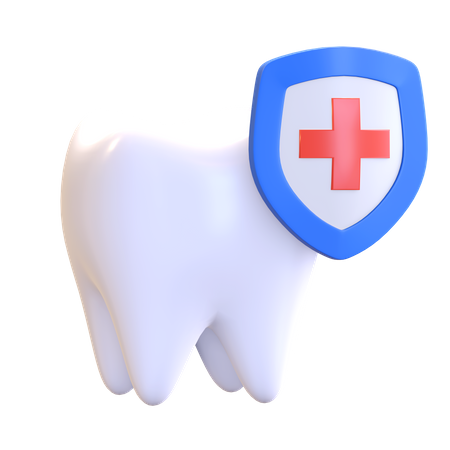 Proteção dentária  3D Illustration