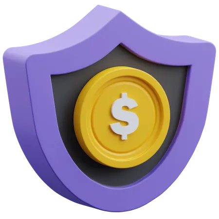 Proteção financeira  3D Icon