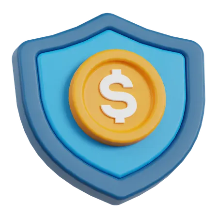 Proteção financeira  3D Icon