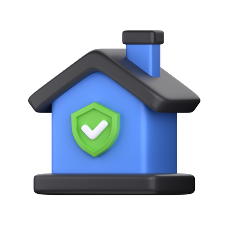 Proteção doméstica  3D Icon