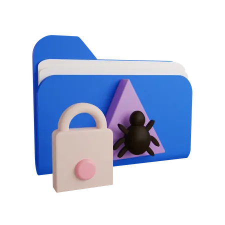 Protección de carpetas  3D Icon