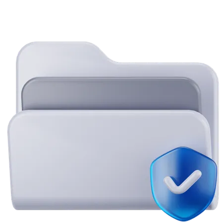 Protección de archivos  3D Icon